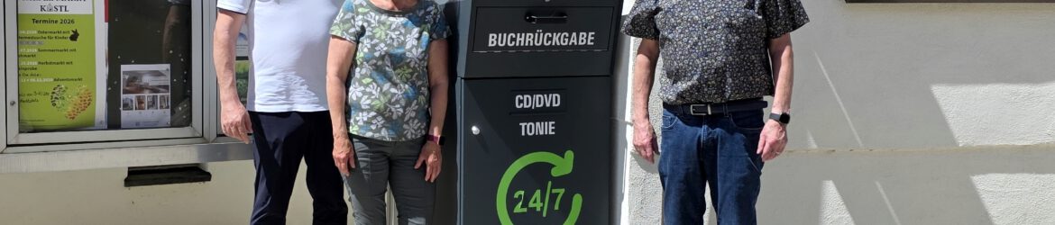 Neue Bücherückgabebox